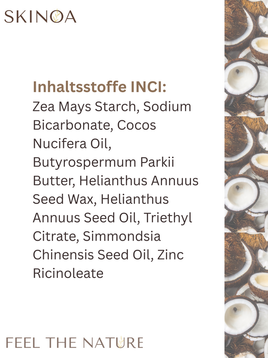 Natürliches Deodorant mit natürlichem Kokosduft