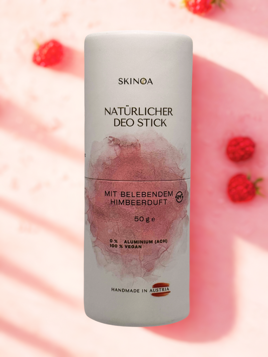 Natürliches Deodorant ohne Aluminium mit Himbeeröl