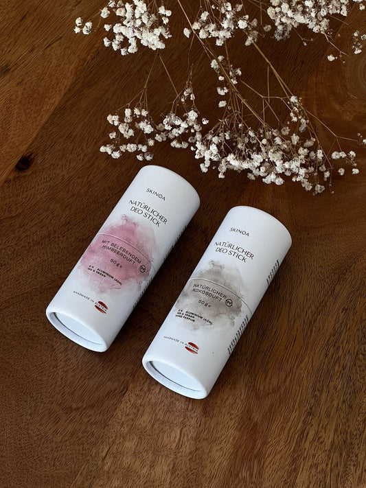 Skinoa Doppelpack – Deo Himbeer + Deo Kokos